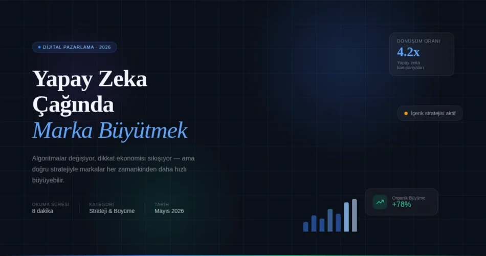 Yapay Zeka Çağında Marka Büyütmek